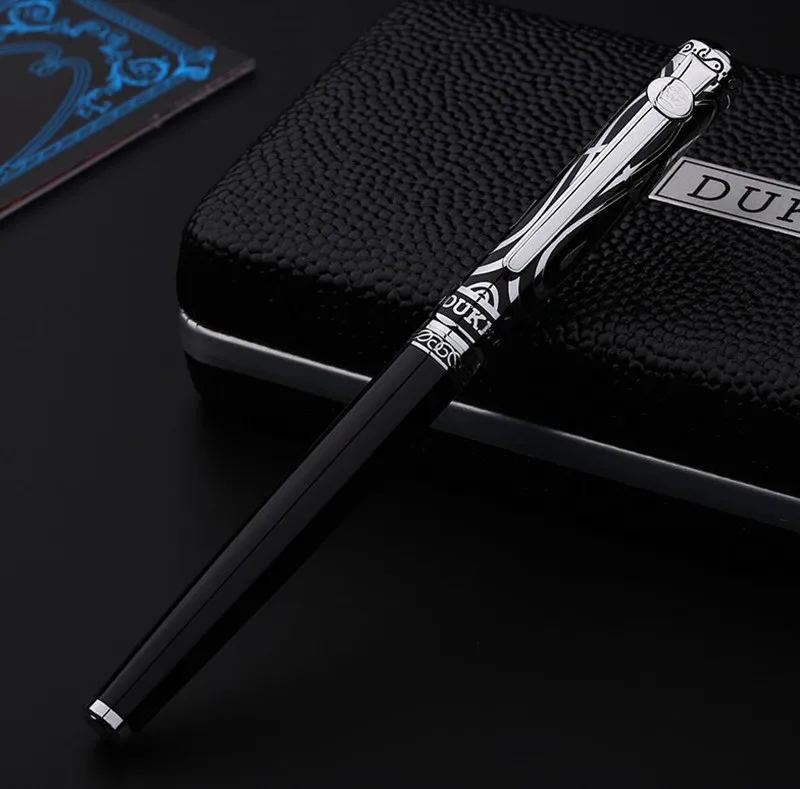 Роллер-ручка Duke Noble Ruby Matel с гладким наполнителем чернильный колпачок милым