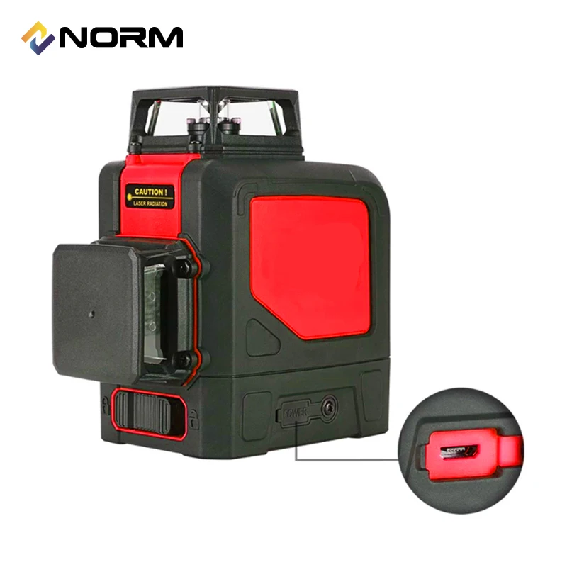 Лазерный уровень Norm самонивелирующийся нивелир с аккумулятором 12 линий|Лазерные