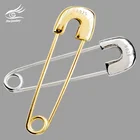 Серьги-гвоздики с булавкой в стиле панк-рок