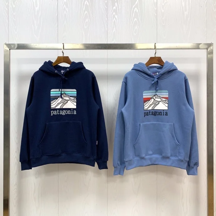 

Spring 2021 fashion print casual loose wool hoodies for men and women