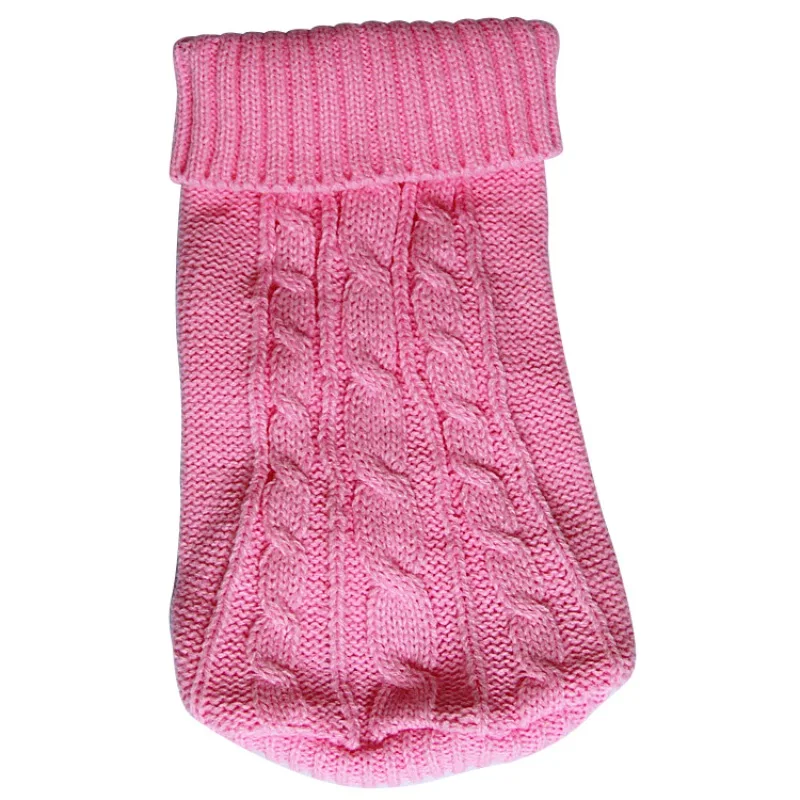 pink Pet Sweater Cat and Dog Clothes Jumper Hoody Pet Puppy Coat Jacket Winter Warm Clothes Apperal Pet Clothing - Цвет: pink