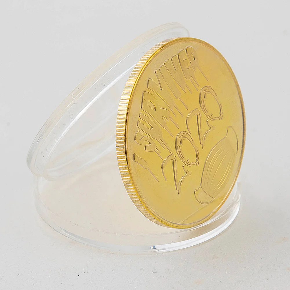 

I SURVIVED 2020 Commemorative Coin Memories Of The Past Gift Special Souvenir Coins Collectibles Metal Gold Coins New Year Gifts
