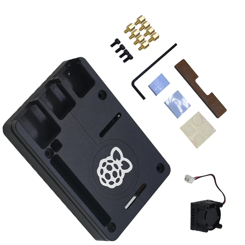 Чехол из алюминиевого сплава с вентилятором Ультратонкий корпус металла CNC