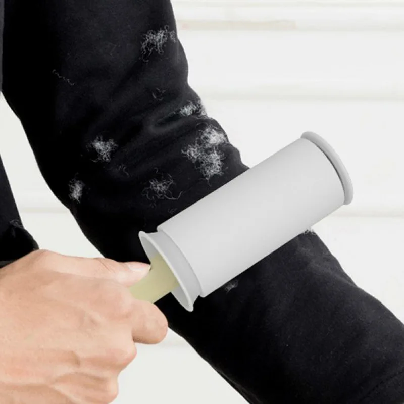 Портативный липкий пылесборник роликовый триммер для волос одежда удаления