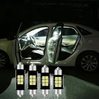 1 шт. C5W светодиодный C10W гирлянда внутренсветильник 31 мм 36 мм 39 мм 41 мм автомобисветодиодный Светодиодная лампа 3030 SMD Автомобильная светодиодная купольная лампа для чтения 12 В