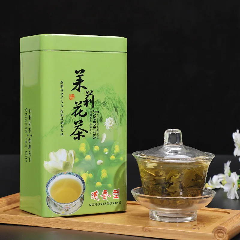2021 Jasmine Tea Green Chinese Natural Flower for Weight Loss Health Care Gift Pack | Дом и сад
