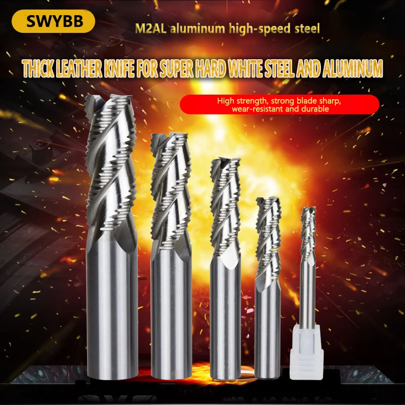 Концевая фреза для черновой обработки SWYBB режущий инструмент из быстрорежущей