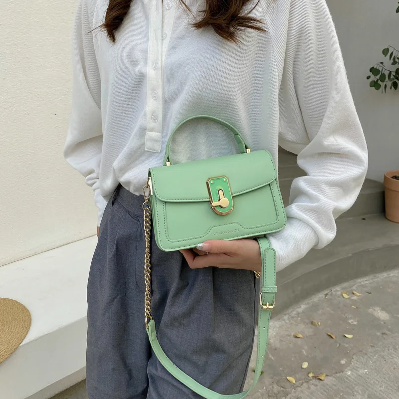 

Brand Designer Wild Lady Messenger Bag 2021 New Trendy Fashion Female Bag Net Red Chain Handbag Korean Version Small Square Bag