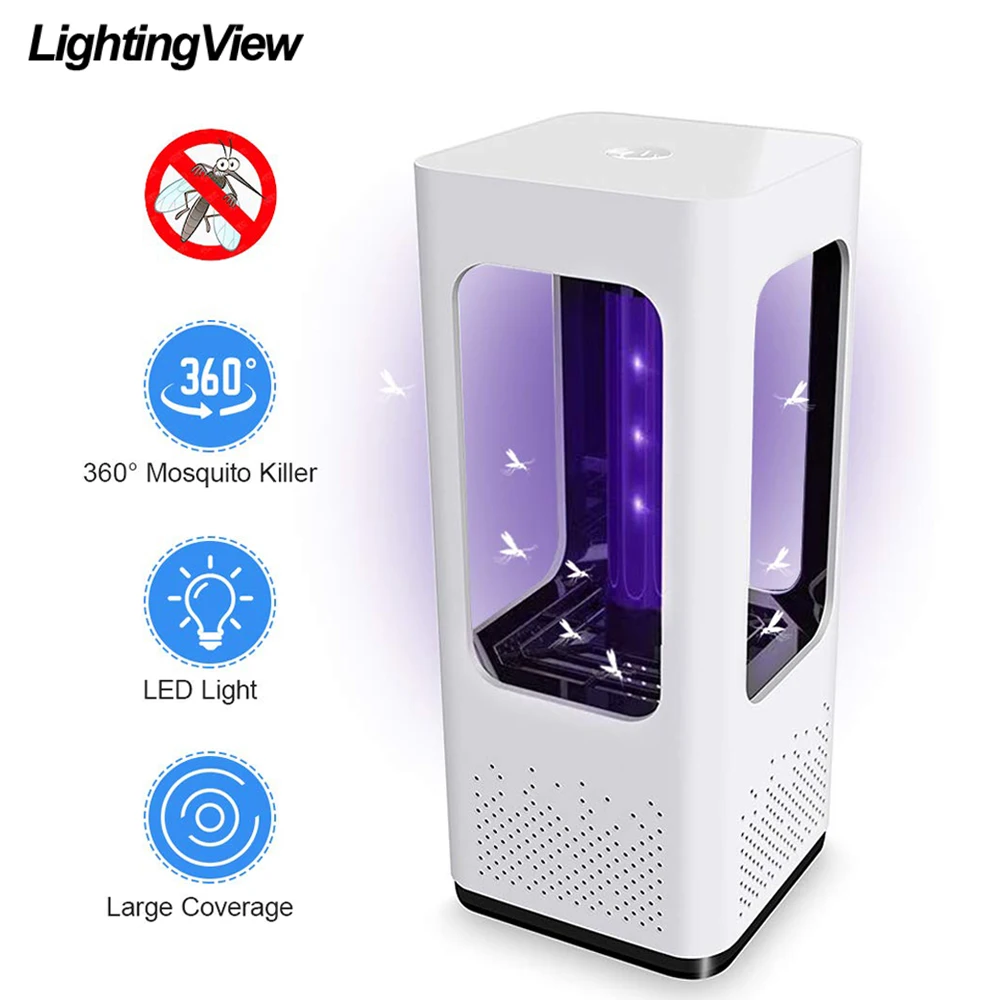 Антимоскитный светильник ультрафиолетовый с низким напряжением USB безопасный