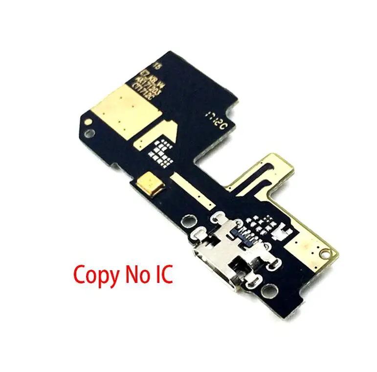 Copy No IC Новинка для Xiaomi Redmi 5 Plus usb зарядное устройство порт Micro док-станция разъем для зарядки гибкий кабель плата - Цвет: Copy No IC