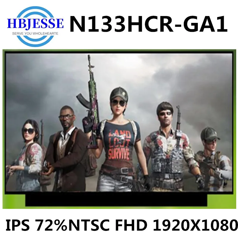    13, 3  N133HCR-GA1 IPS FHD 72% NTSC 30pin  eDP    -  