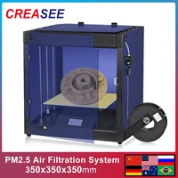 creasee phoenix industrial level 3d printer large core xy fully sealed glass printer 3d kit 350x350x350 3 d modular structure