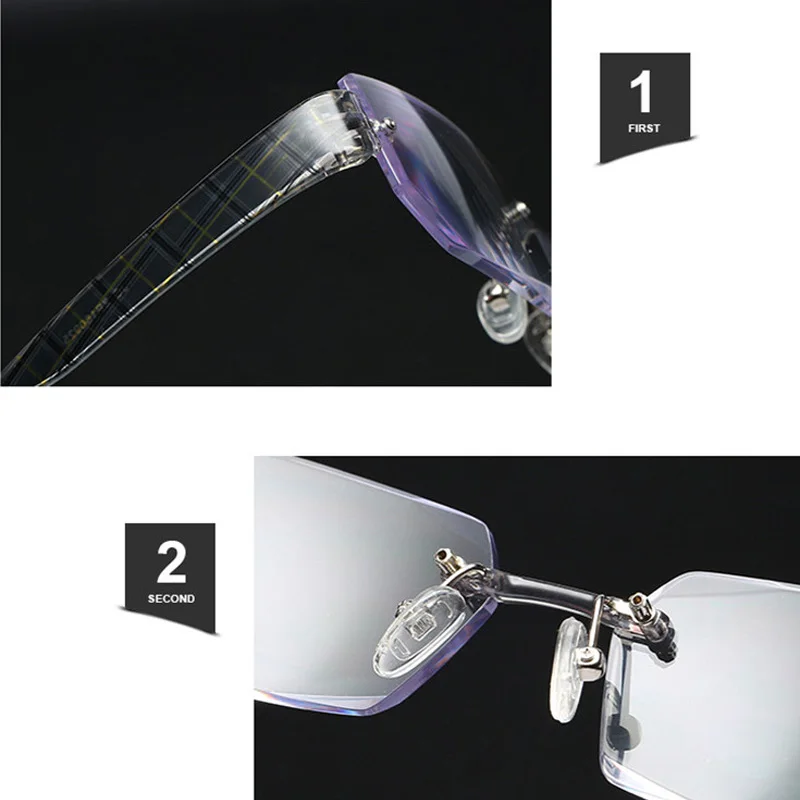 Очки для чтения Для мужчин женщин очки прямоугольные оправы выполненные TR90 с