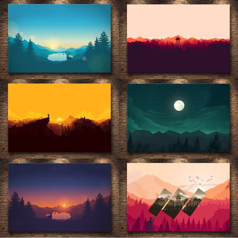 

5D DIY Diamond Painting Video Game Mountain Picture Square/Round Full Diamond Mosaic Embroidery Cross Stitch Kit Home Decoration