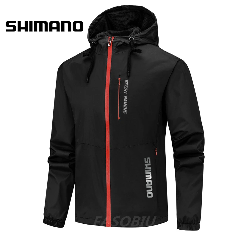 

SHIMANO Men's Autumn Winter Fishing Clothing Fishing Jackets Waterproof Jacket Breathable Hooded Jacket Outdoor Sport Jackets