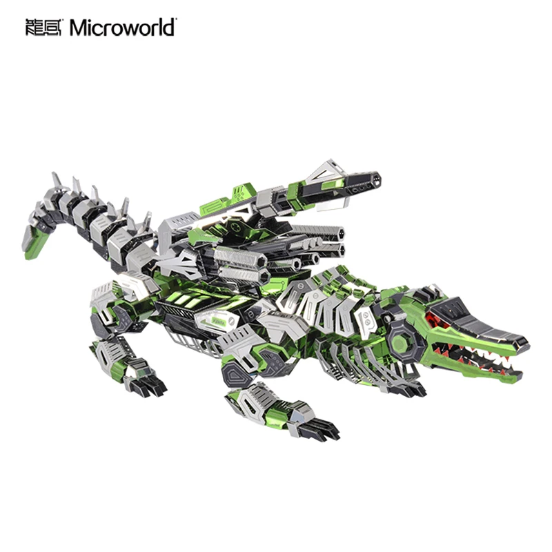 2020 new Microworld Maesh Gavial model kits DIY laser cutting Jigsaw puzzle fighter 3D metal Puzzle Toys for adult gifts | Игрушки и