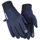 Зимние Бархатные Теплые перчатки с закрытыми пальцами, спортивные рыболовные лыжные Нескользящие перчатки, водонепроницаемые перчатки для сенсорного экрана, мужские и женские варежки