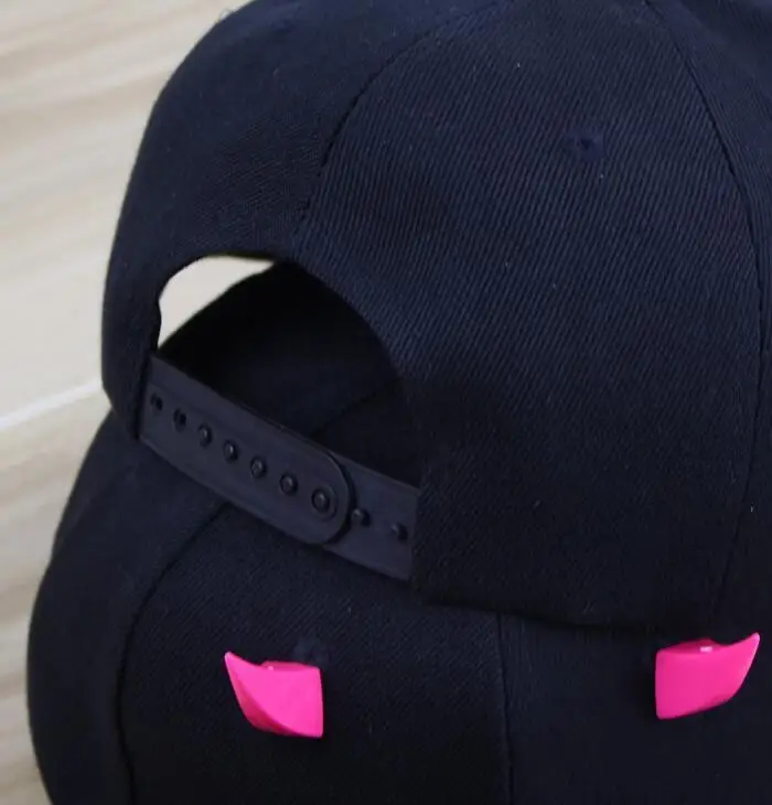 Новинка-рожок, Снэпбэк Кепка s, мужская, панк, бейсболка Snapback, s, женская, панк, рога, Кепка в стиле хип-хоп, шапки для мальчиков и девочек, 2 цвета