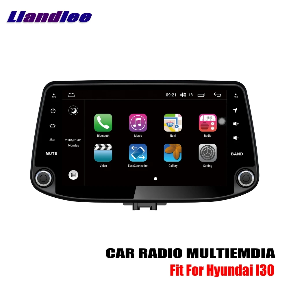 Liandlee для Hyundai I30 2017 ~ 2018 Android автомобильный Радио плеер GPS Navi навигация карты камера