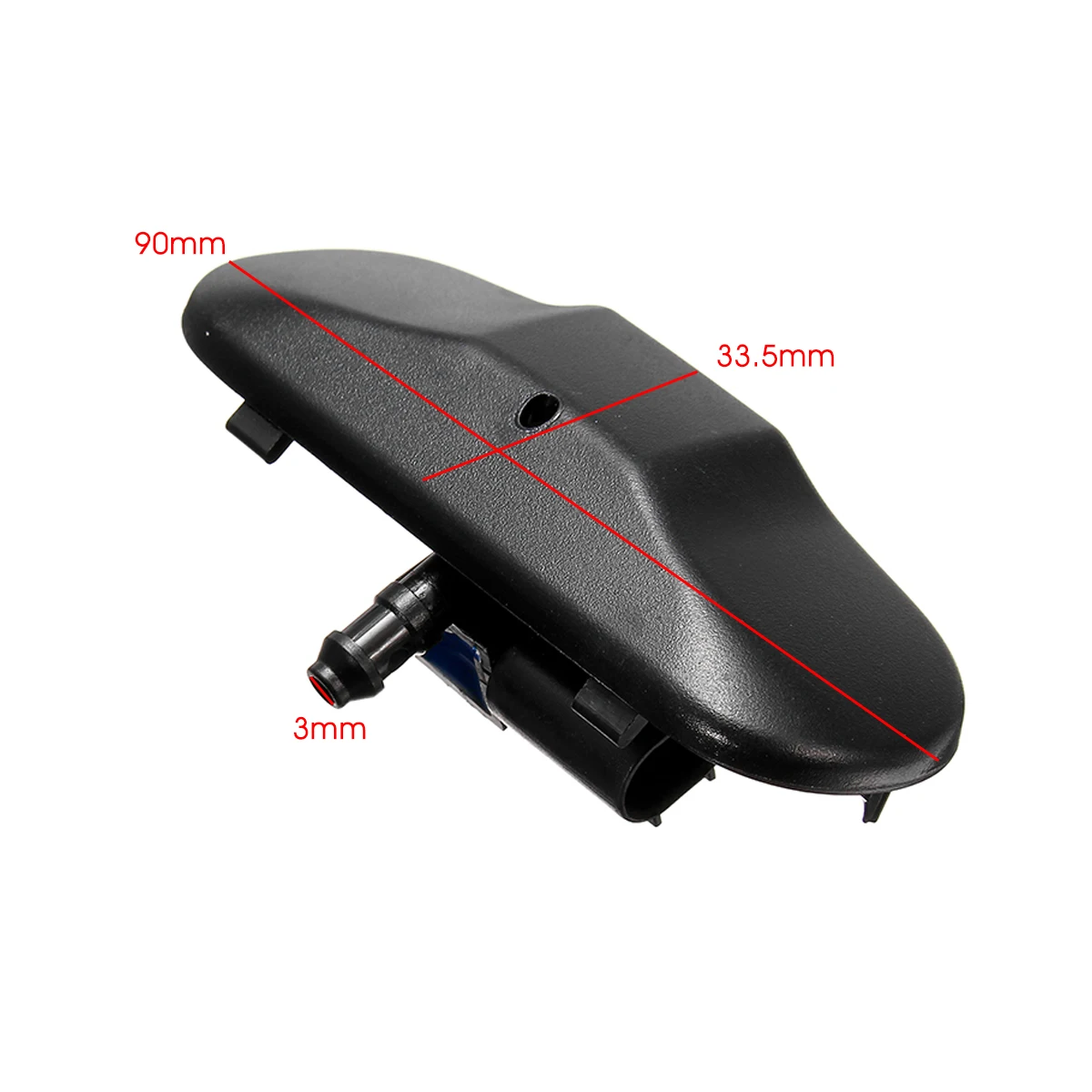 Омыватель лобового стекла автомобилей сопло с функцией подогрева струйный