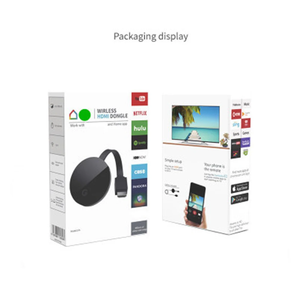 Anycast G7s Miracast AirPlay для Chromecast 3 беспроводной HDMI ТВ-стик Wi-Fi дисплей адаптер приемник IOS