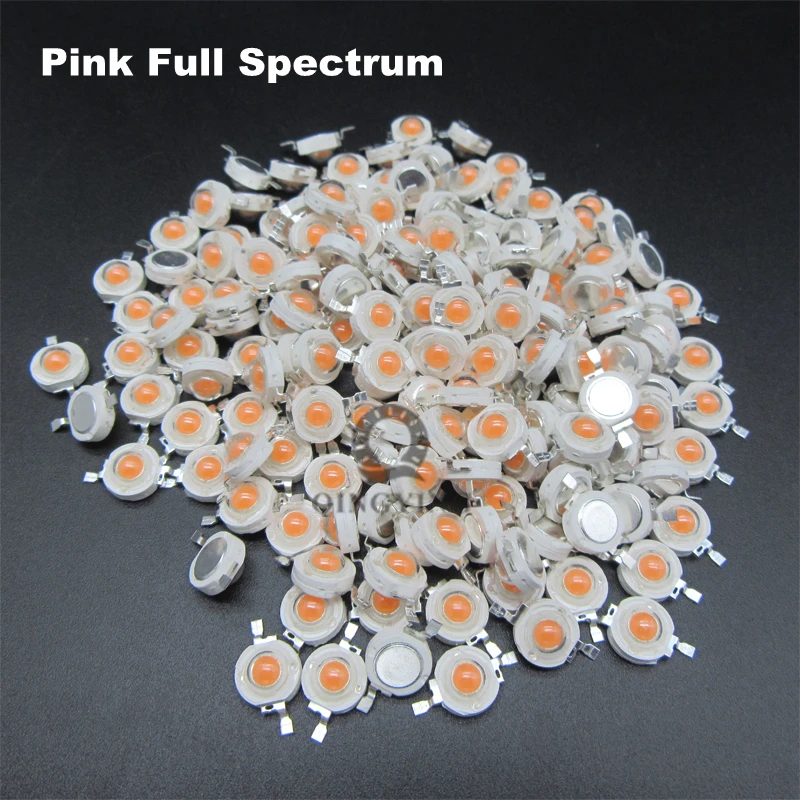 10pcs 1W 3W 5W High Power LED Chip Lamp Bulbs SMD COB Diodes Warm Cold White Red Green Blue Yellow 440 660nm Grow Light Beads