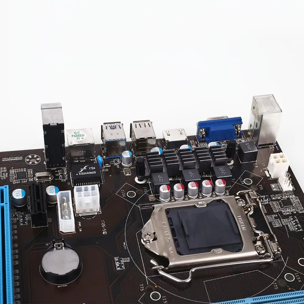 Черная майнинговая материнская плата компьютерный интегрированный графический