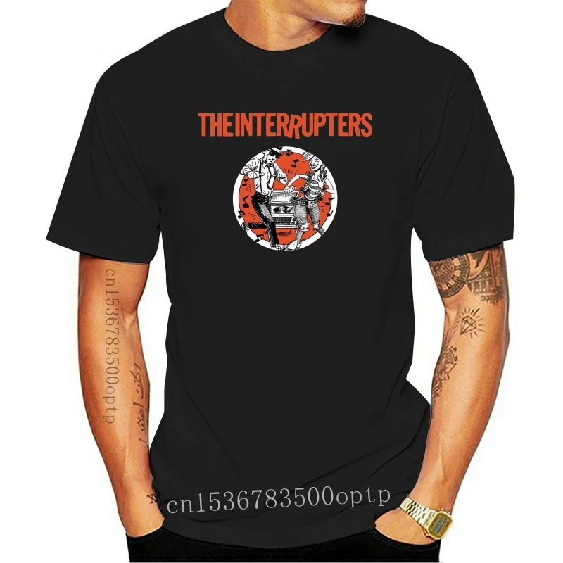 

New The Interrupters American Ska Punk Band Logo Mens Black T-Shirt