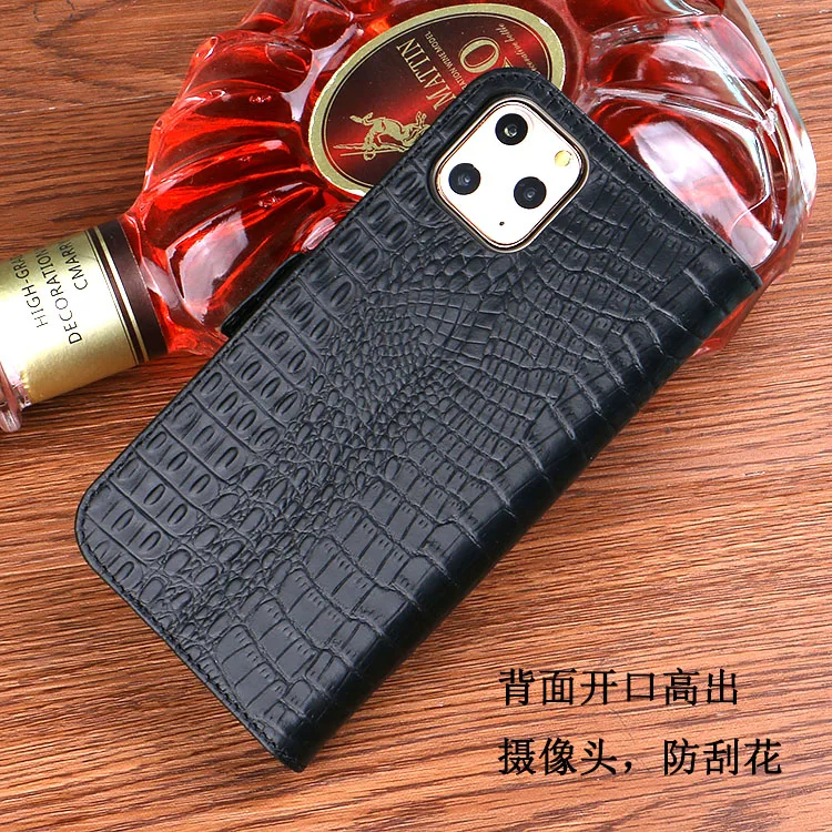

Genuine Leather Business Wallet Case Card Slot Holder Coque For iphone 12 Pro Max/iphone 12 Pro/iphone 12 Flip Wallet Case Funda