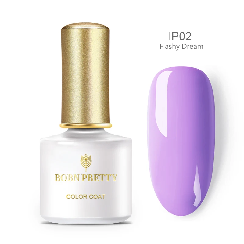 IP02 BORN PRETTY Гель-лак для ногтей красный кофе фиолетовый серый замочить от УФ светодиодный Гель-лак Полупостоянный дизайн ногтей геллак 6 мл для DIY Советы - Цвет: IP02