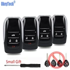 Чехол-книжка для автомобильного ключа OkeyTech, складной, для Toyota Corolla, RAV4, Toyota 43