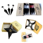 Наруто кунай Эн сюрикен набор вапен ПВХ Cos Реквизит кунай сюрикен Дартс Узумаки Какаши вапен модель игрушки детские подарки на день рождения