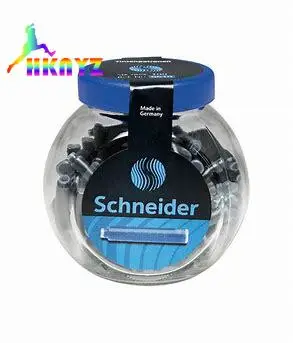 

Чернильные картриджи Schneider 6612 30 шт./лот, чернильные картриджи tintenпатроны чернильных ручек, черные/синие черные цвета, 1 бутылка