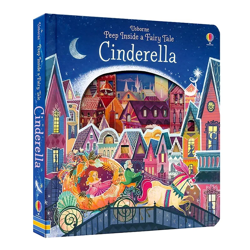 Прозвище книга рассказов внутри сказка Золушка английский образовательный 3D