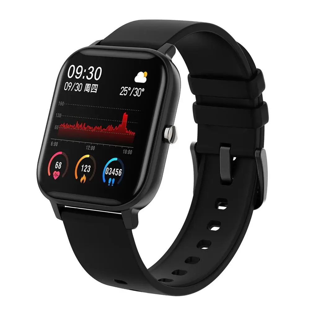 

IP67 P8 Smart Watch Wristband Men Women Sport Clock Heart Rate Monitor Sleep Monitor Smartwatch tracker for phone Color Screen