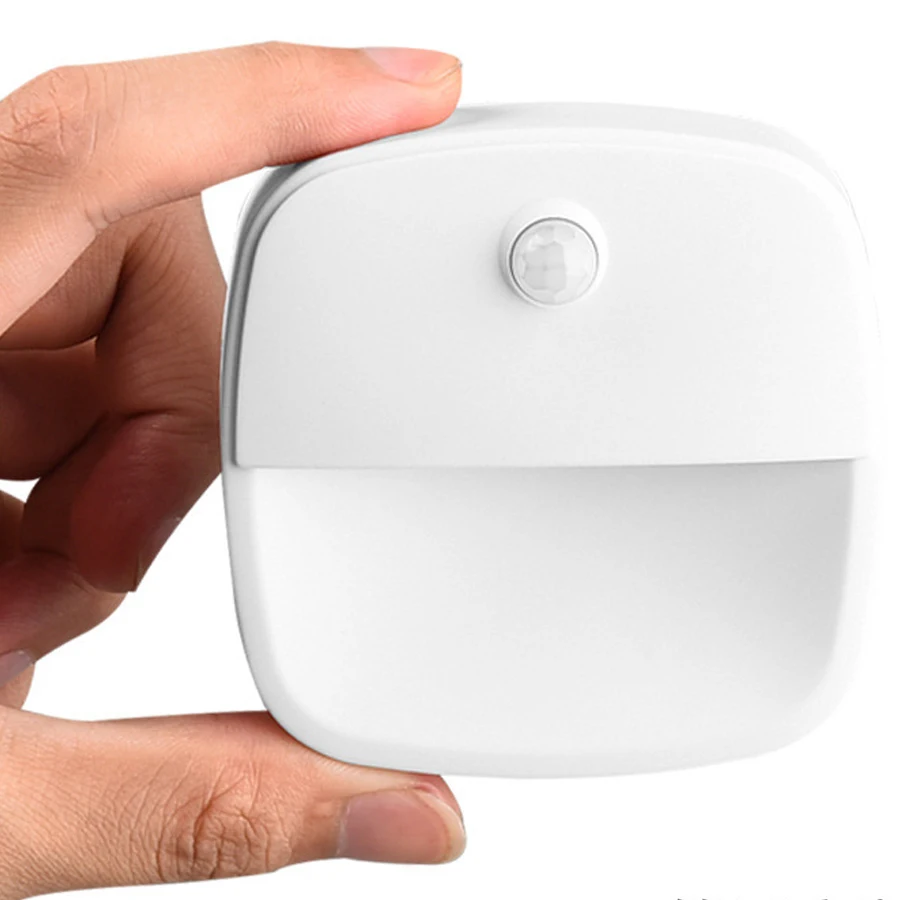 

Intelligent human body induction night light creative USB charging light control energy saving lampA463