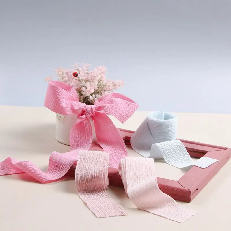 Ful Sewing Cotton Wrinkled Craft Cloth Tape Birthday Hair Bows Material Accsesorios