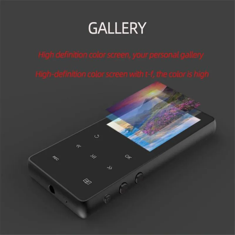 

A6 Bluetooth-compatible Hifi Player E-Book Ai Smart High-Definition Noise Reduction Control Voice Recorder Mp4 30#