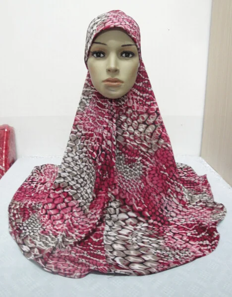 

Domestic color calico Muslim Headband Scarf h029