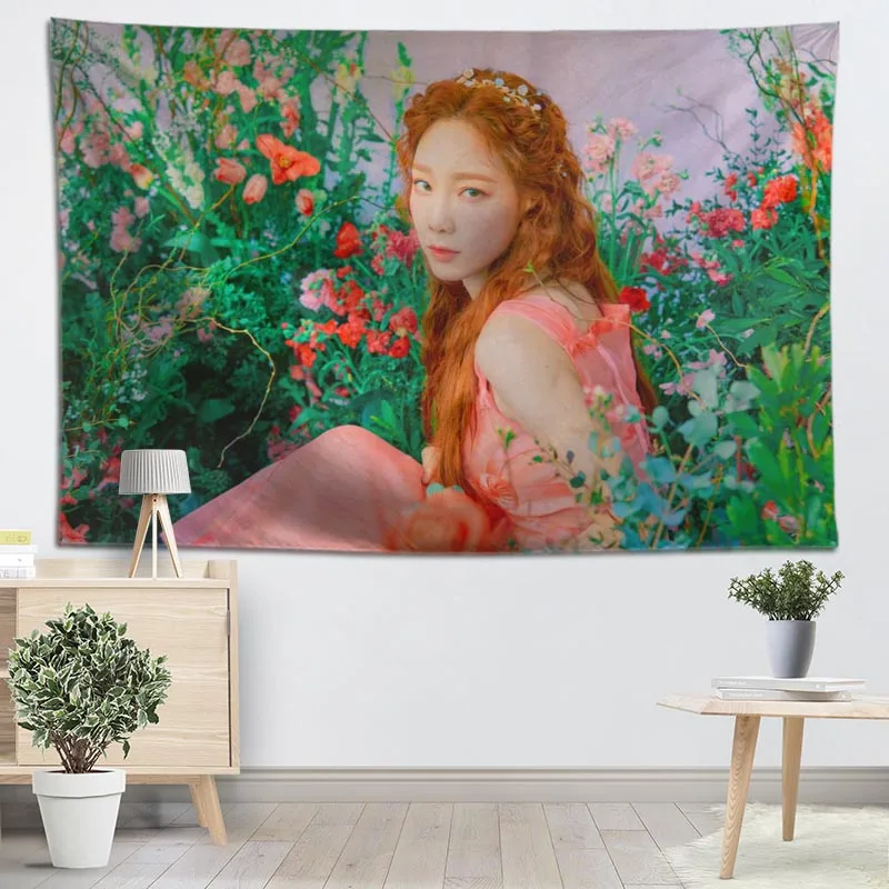 

Taeyeon Girls' Generation Wall Tapestry Wall Hanging Tarot Custom Tapestry Mandala Home Decor More Large Size 1125