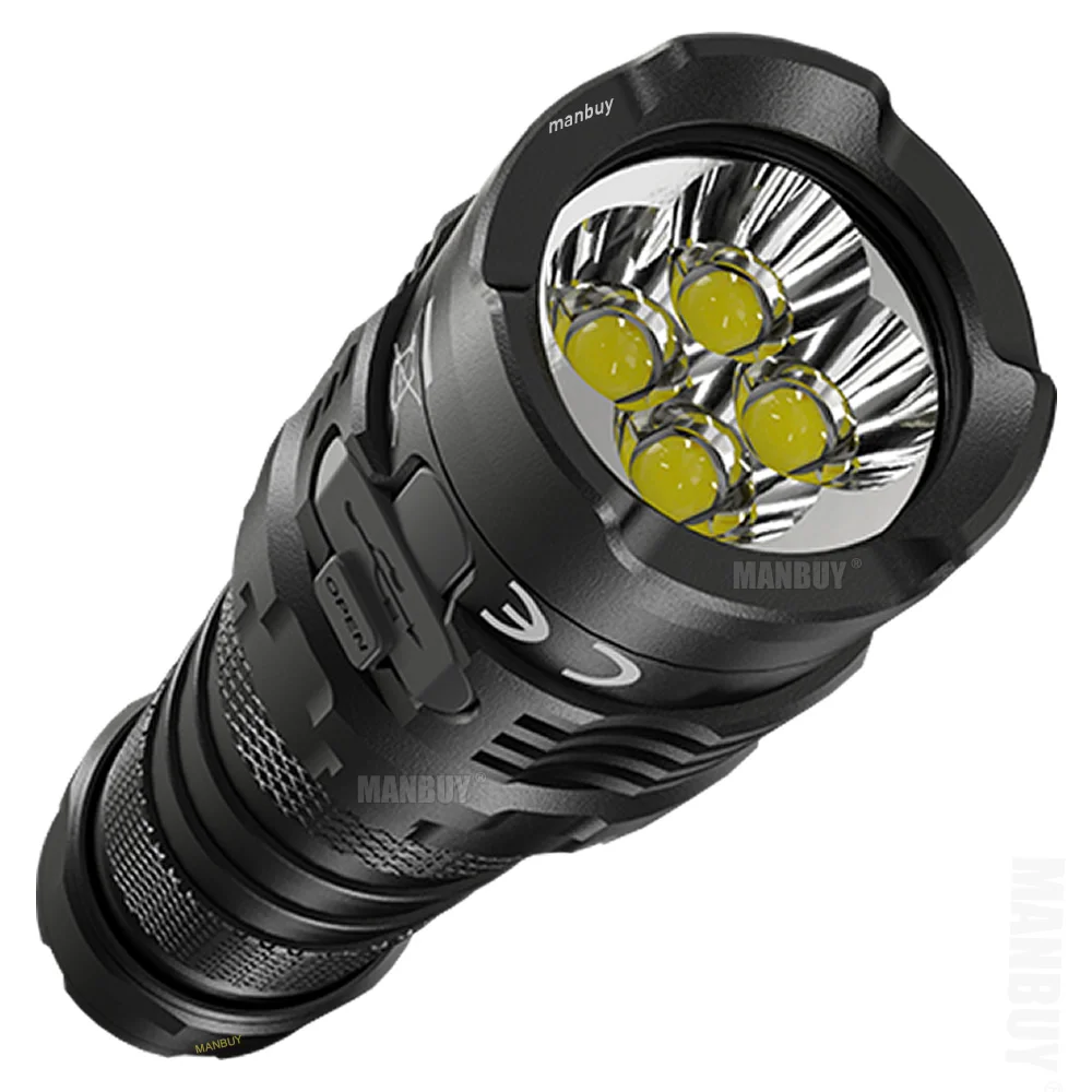 Перезаряжаемый фонарик Nitecore P10iX + тактическое кольцо NTR10 Pro дистанционный