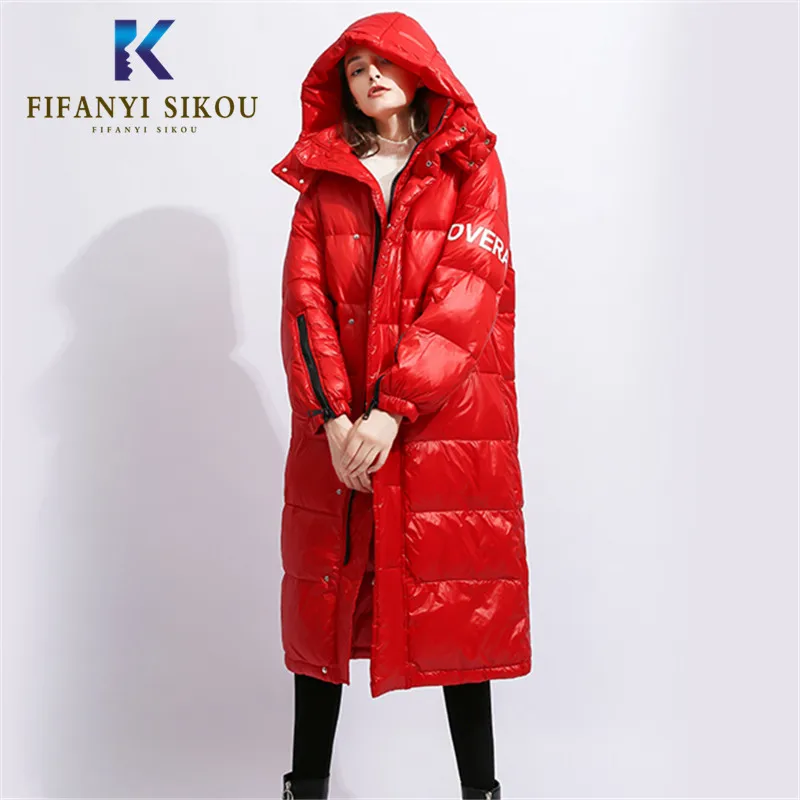 Высококачественный пуховик женские парки новинка 2019 зимняя куртка модное пальто
