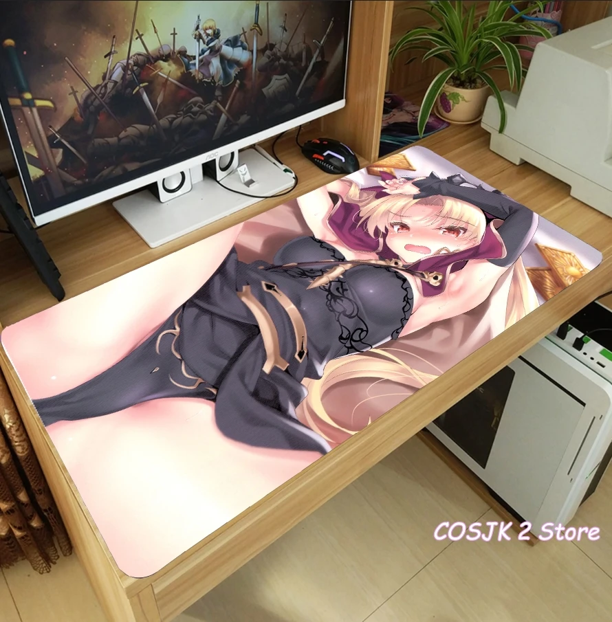 anime fategrand order ereshkigal mouse pad thicken laptop gaming mice mat table keyboard mat anti slip playmat decor xmas gift free global shipping