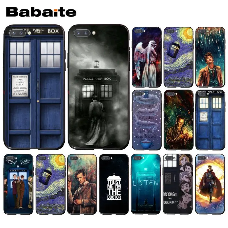 Чехол для телефона Babaite Tardis Huawei Honor 8X 9 10 20 Lite 7A 8A 5A 7C 10i 20i 9X Pro play 8C | Мобильные