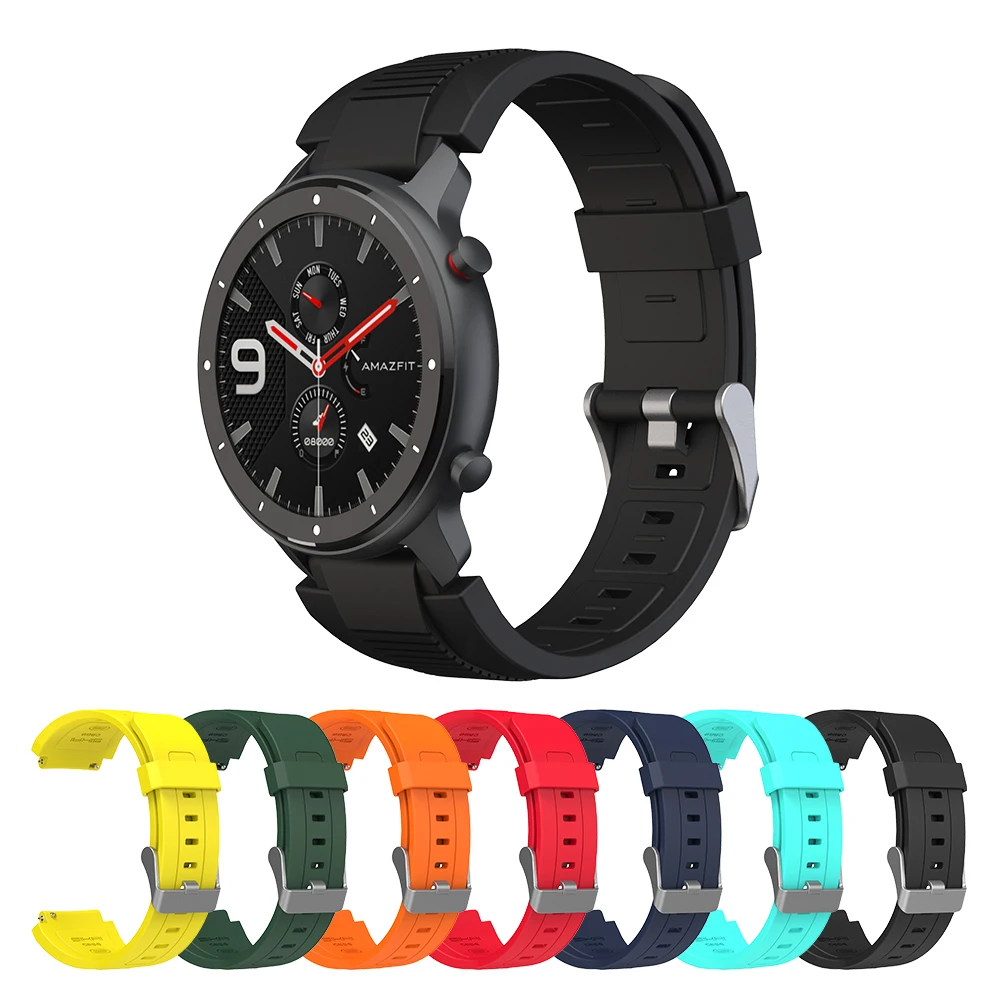 Силиконовый ремешок для часов SIKAI 22 мм GTR 47 Gear S3 Galaxy Watch 46 20 Huami GTS 42