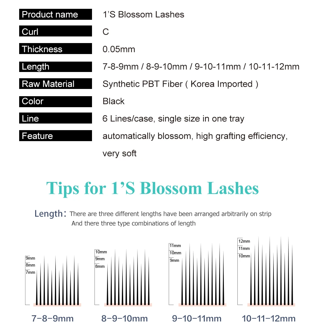 NATUHANA, 3 чехол/Лот, ресницы для наращивания Easy Fan Bloom, накладные ресницы, норковые ресницы для наращивания, 1 цвет, объемные ресницы, аутоматические ресницы для быстрого цветения