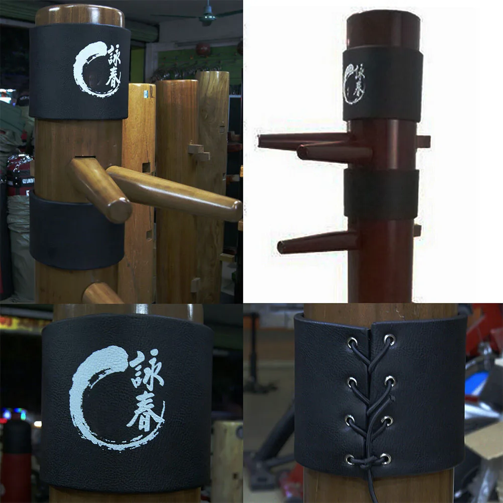 2pcs Wooden Dummy Exercise Equipment Elastic Band Detachable Protective Pad Martial Arts Professional Non Slip Hands Wing Chun | Спорт и