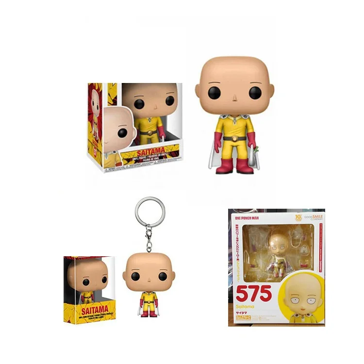 Funko Карманный One Punch Man 257 # экшн игрушка фигурки брелок Сайтама игрушки в розничной