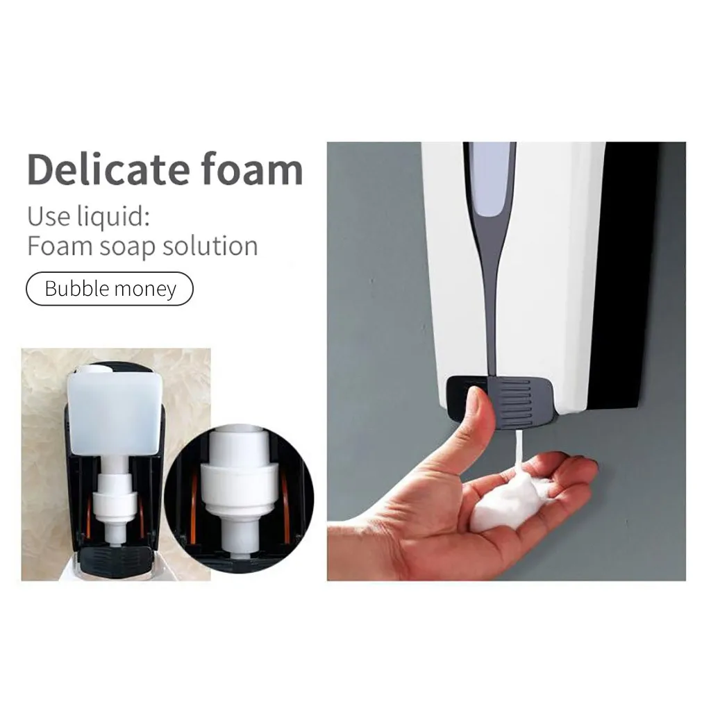 

Wall-Mounted Manual Foaming Soap Dispenser Household Washing Hand Washer Liquid Soap Dispenser for Bathroom Dispenser 500ML