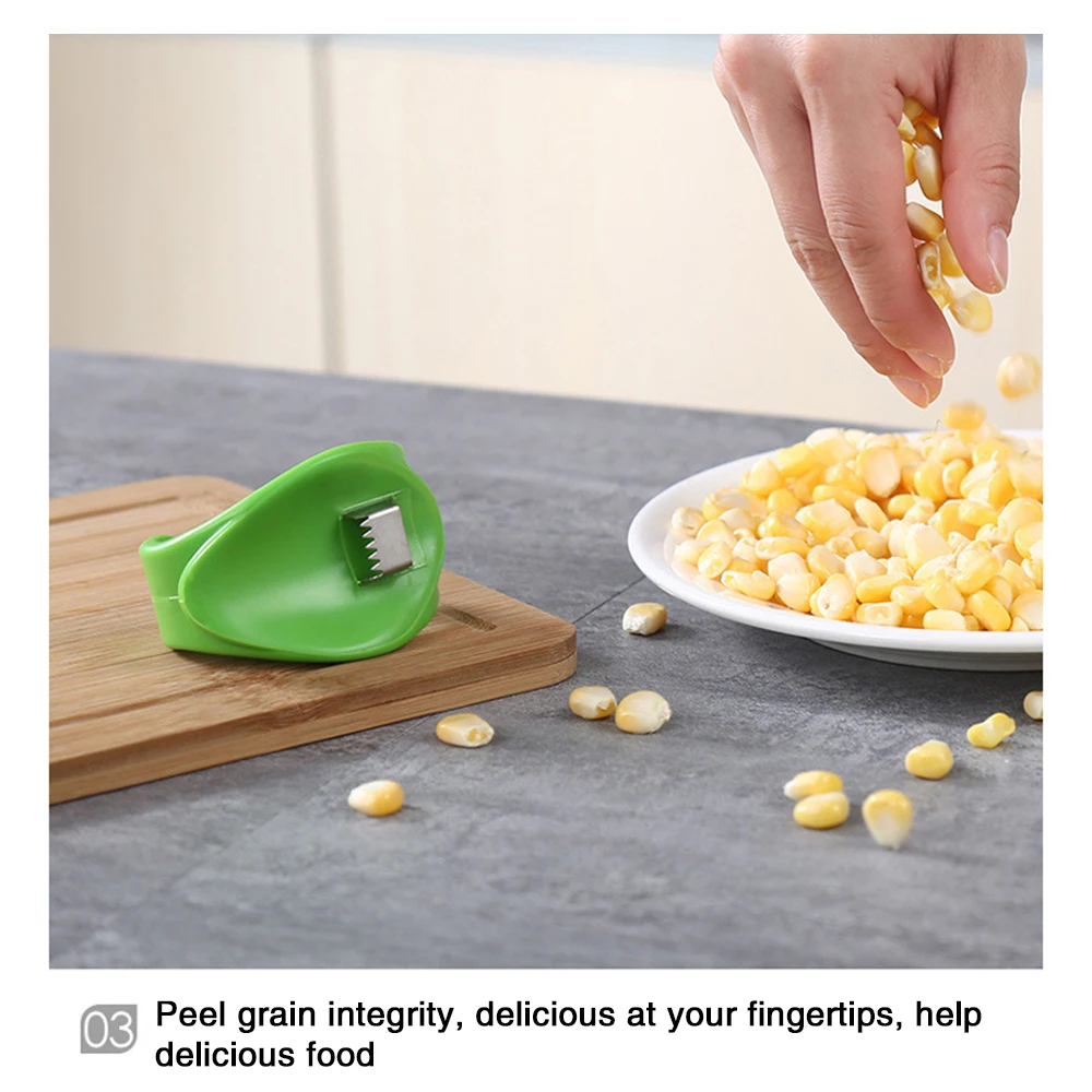 1 шт. Творческий Портативный Нержавеющая сталь сепаратор Зерен Кукурузы
